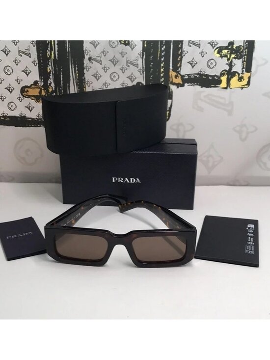 New Authentic Prada PR06YS Brown Sunglasses – Bold Luxury with UV Protection main image 6